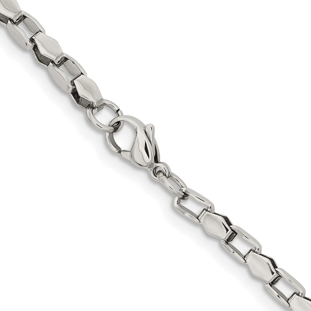 Chisel Stainless Steel Fancy Link 18in Chain