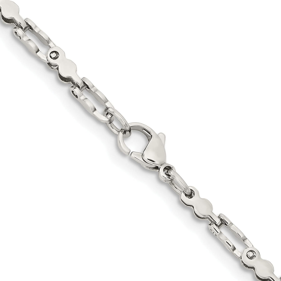 Chisel Stainless Steel Fancy Link 18in Chain 18 Inch