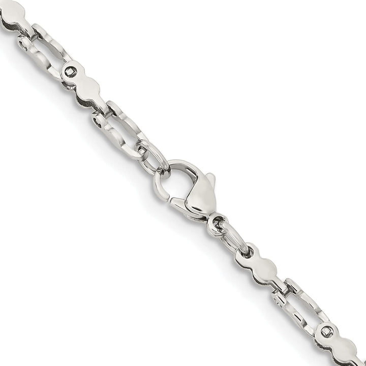 Chisel Stainless Steel Fancy Link 18in Chain 18 Inch