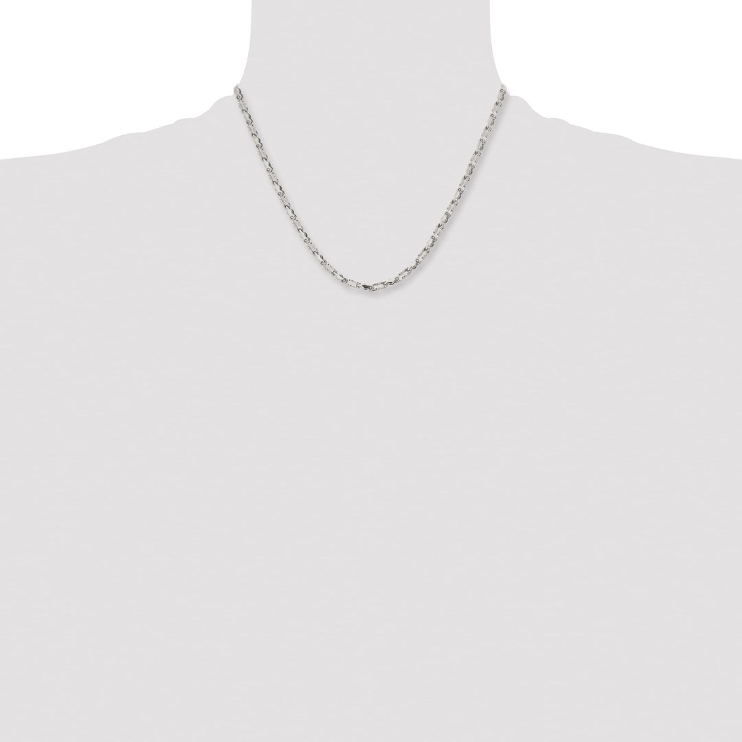 Chisel Stainless Steel Fancy Link 18in Chain 18 Inch