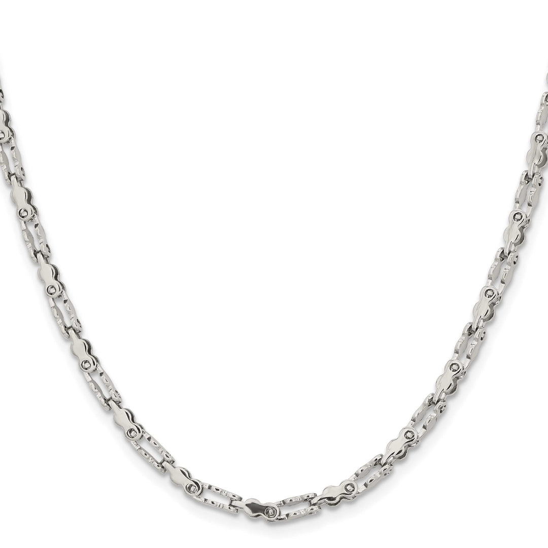 Chisel Stainless Steel Fancy Link 18in Chain 18 Inch