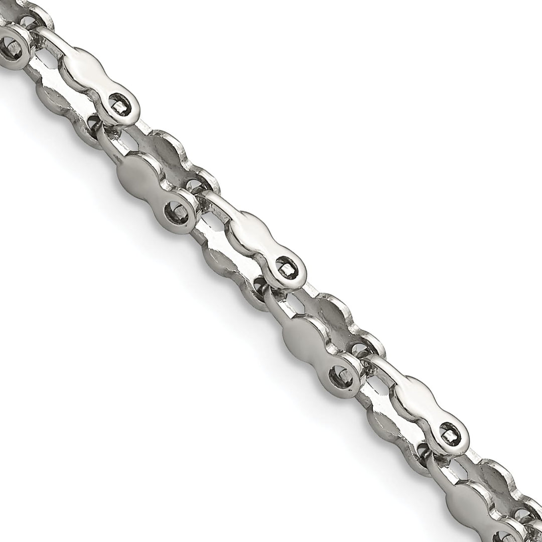 Chisel Stainless Steel Fancy Link 18in Chain 18 Inch
