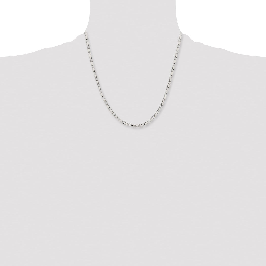Chisel Stainless Steel Fancy Link 20in Chain
