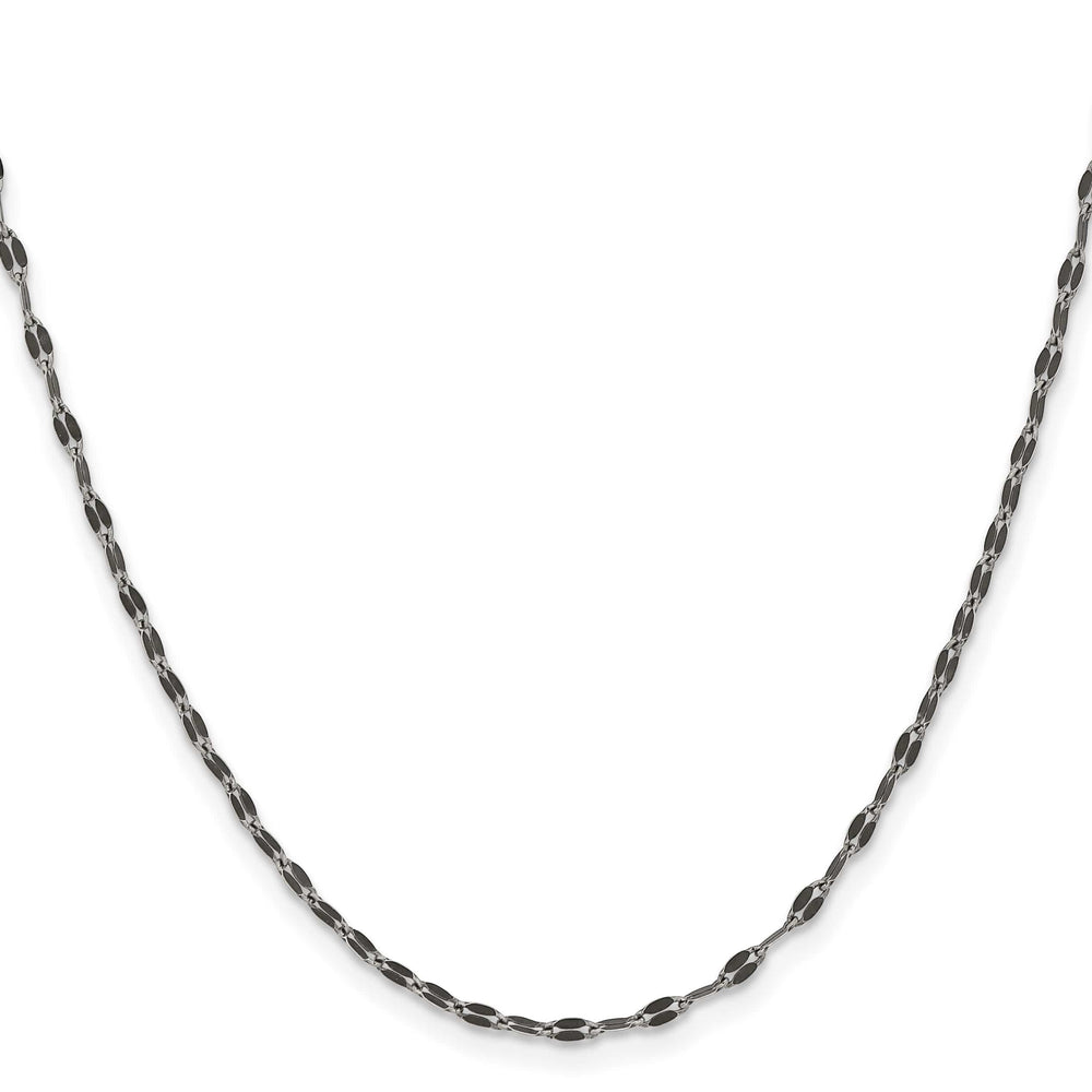 Chisel Stainless Steel Oxidized 2.5mm Alternate Anchor Link Chain