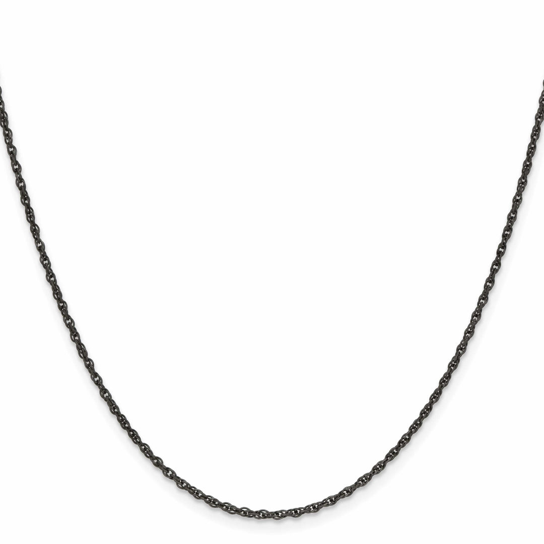 Chisel Stainless Steel Oxidized 2mm Fancy Link Chain