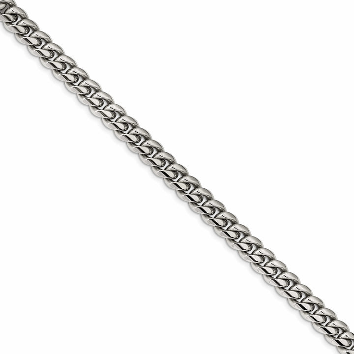 Chisel Stainless Steel Polished 8.25 inch Curb Bracelet