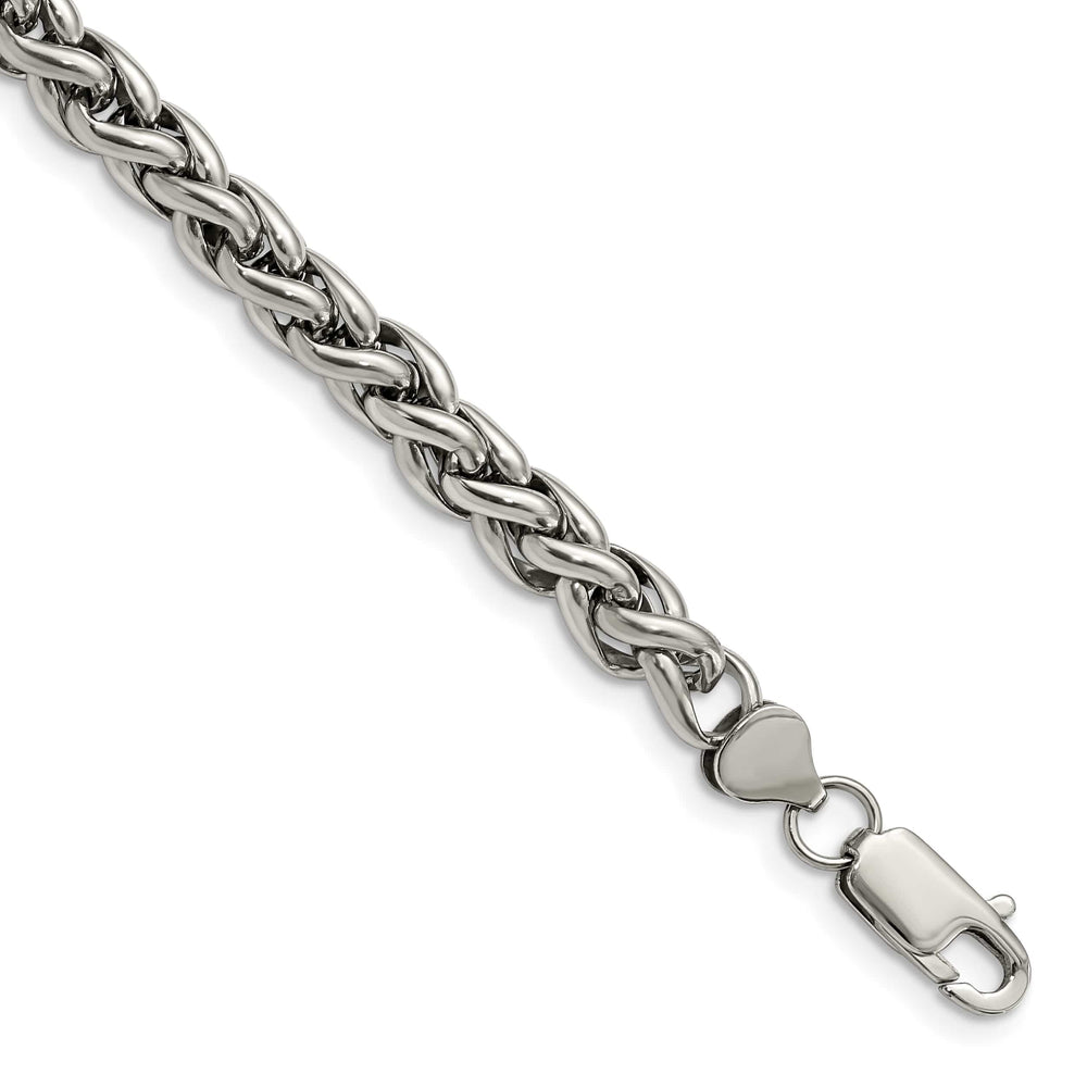 Chisel Stainless Steel Wheat Bracelet Bracelet 8.5 Inch