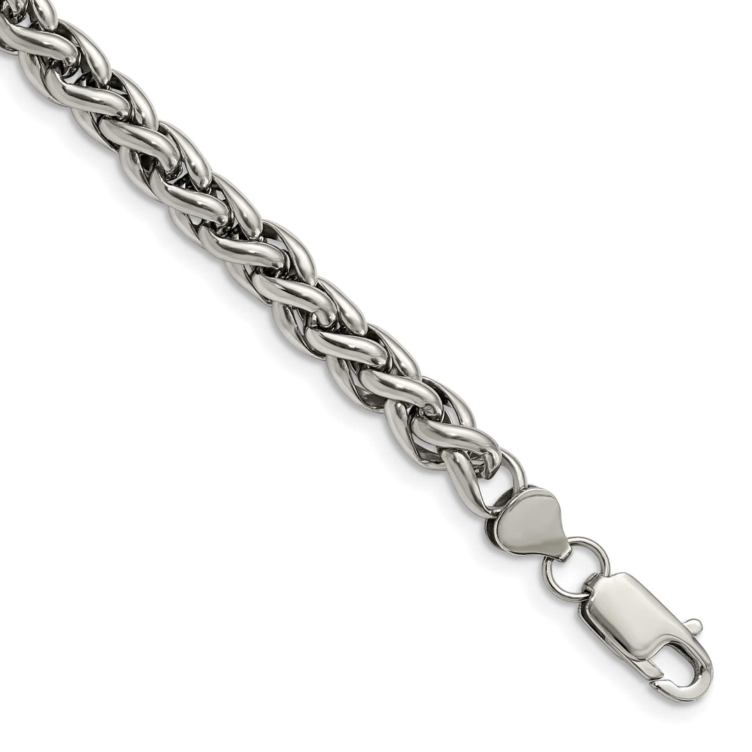 Chisel Stainless Steel Wheat Bracelet Bracelet 8.5 Inch