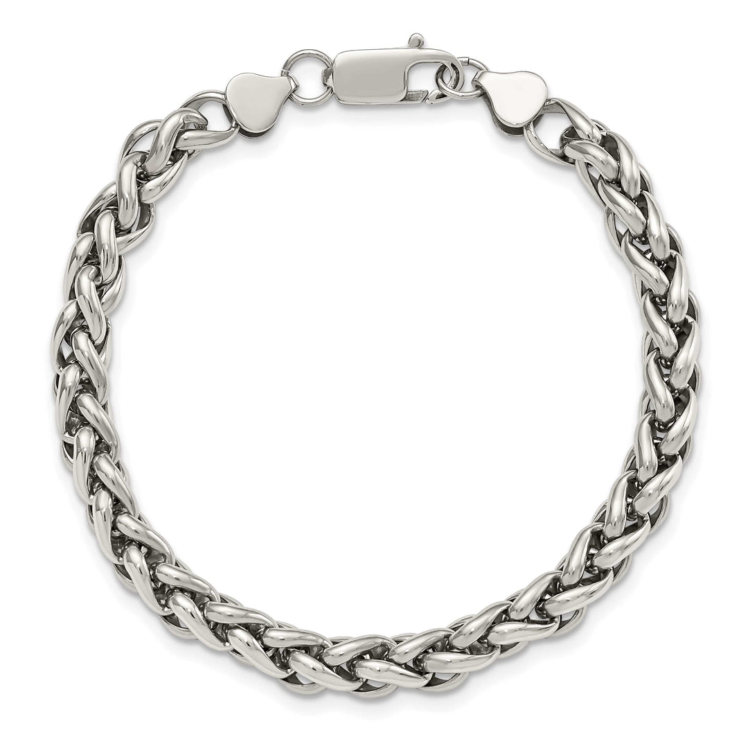 Chisel Stainless Steel Wheat Bracelet Bracelet 8.5 Inch