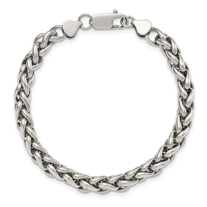 Chisel Stainless Steel Wheat Bracelet Bracelet 8.5 Inch