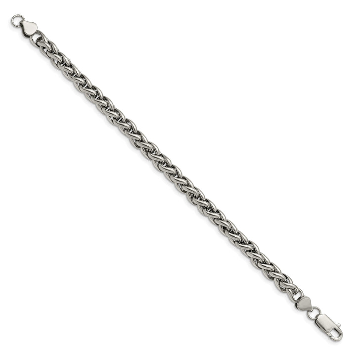 Chisel Stainless Steel Wheat Bracelet Bracelet 8.5 Inch