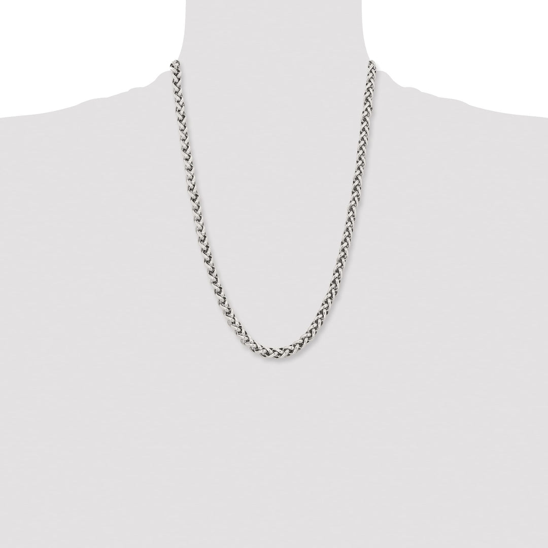 Chisel Stainless Steel Wheat Chain