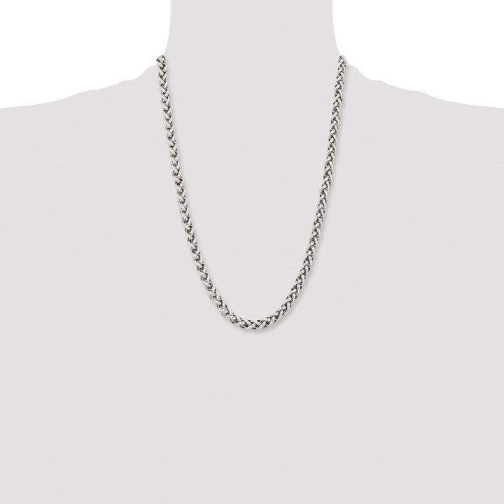 Chisel Stainless Steel Wheat Chain
