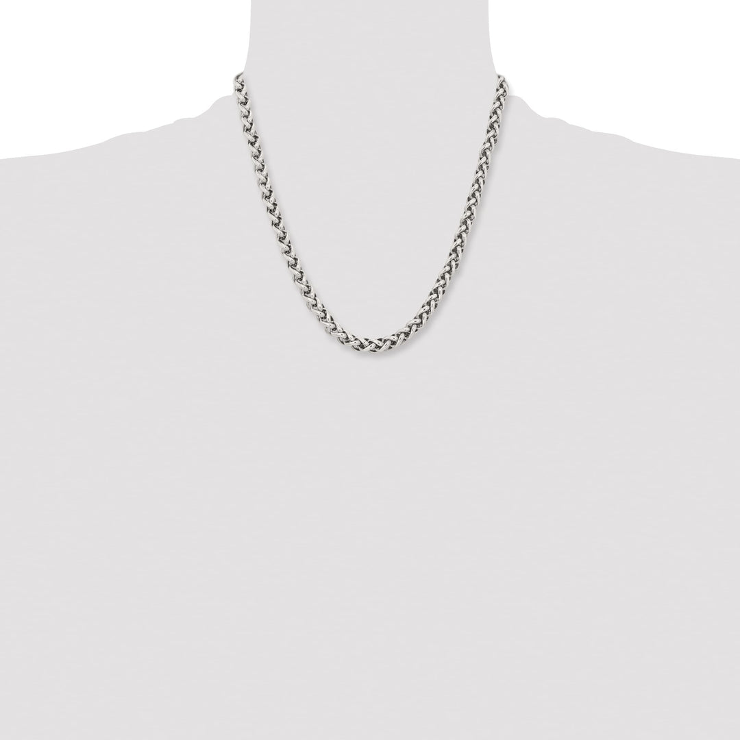 Chisel Stainless Steel Wheat Chain