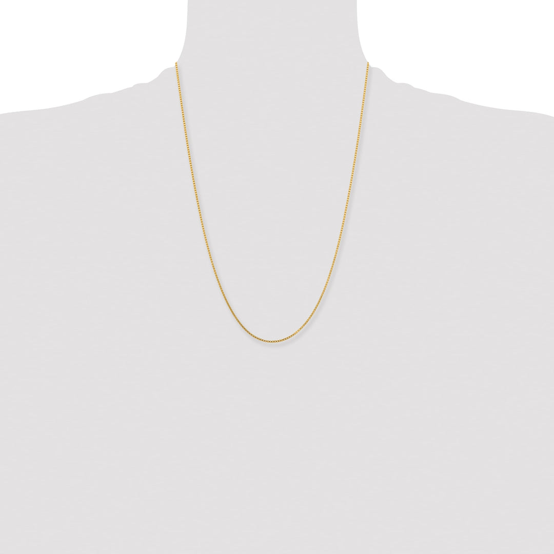 Chisel Stainless Steel Yellow Finish Finish 1.5mm Box Chain