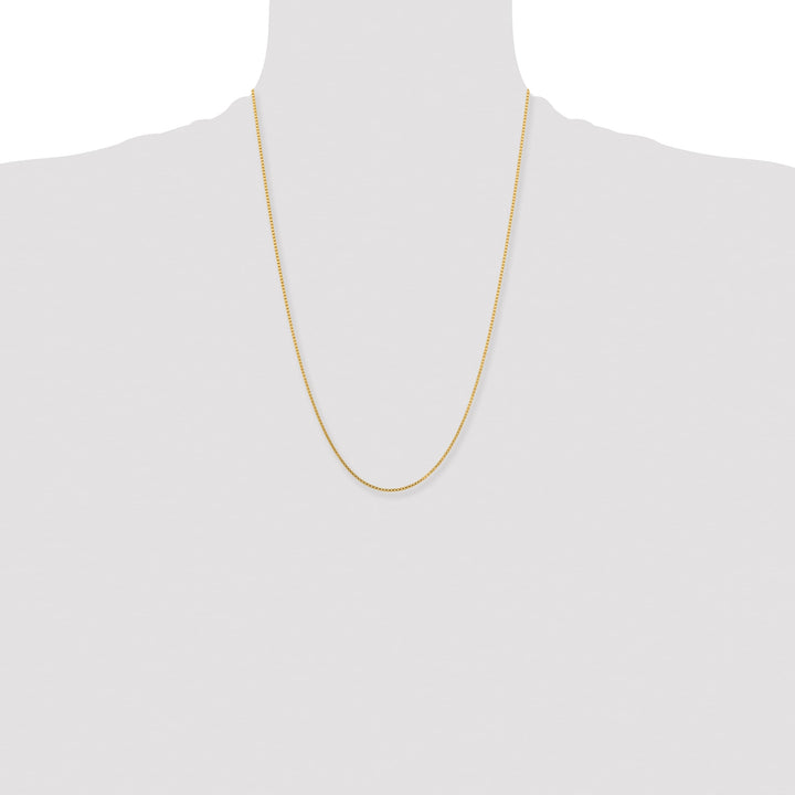Chisel Stainless Steel Yellow Finish Finish 1.5mm Box Chain