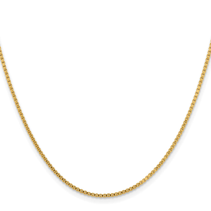 Chisel Stainless Steel Yellow Finish Finish 1.5mm Box Chain