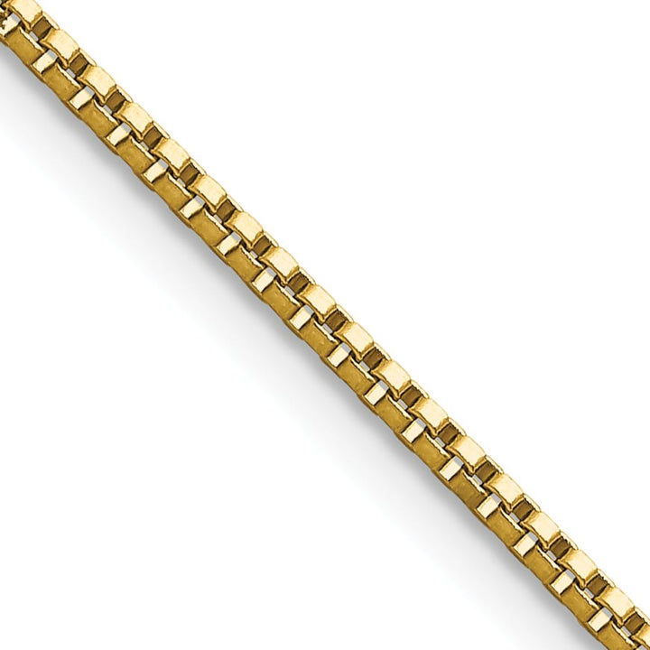 Chisel Stainless Steel Yellow Finish Finish 1.5mm Box Chain