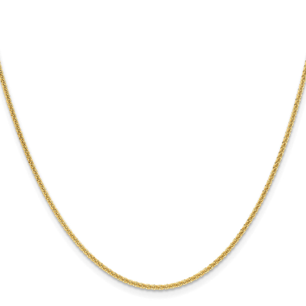 Chisel Stainless Steel Yellow Finish Finish 1.7mm Cyclone Chain
