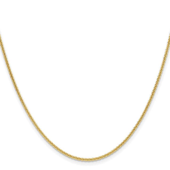 Chisel Stainless Steel Yellow Finish Finish 1.7mm Cyclone Chain
