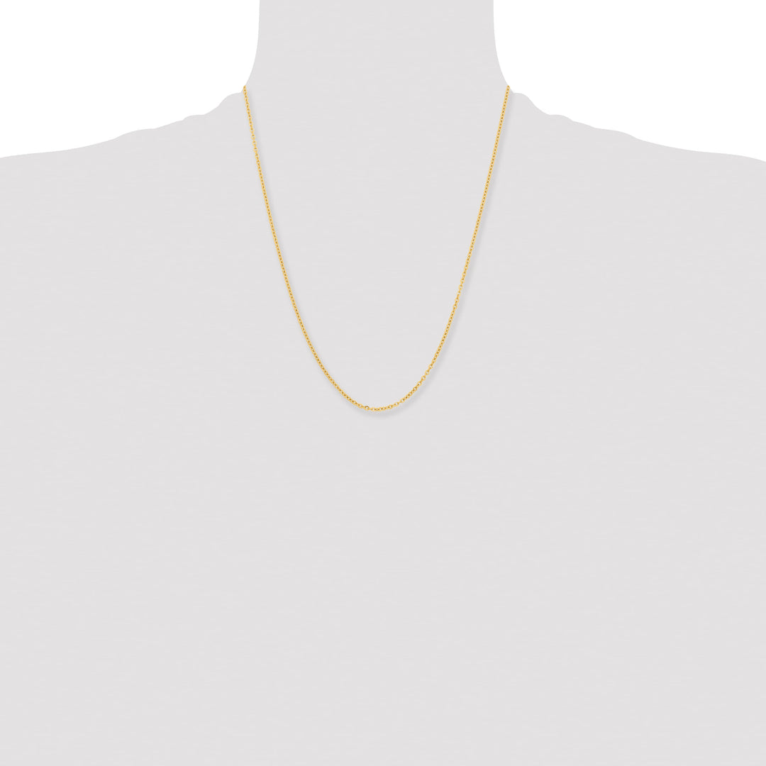 Chisel Stainless Steel Yellow Finish Finish 2.3mm Cable Chain