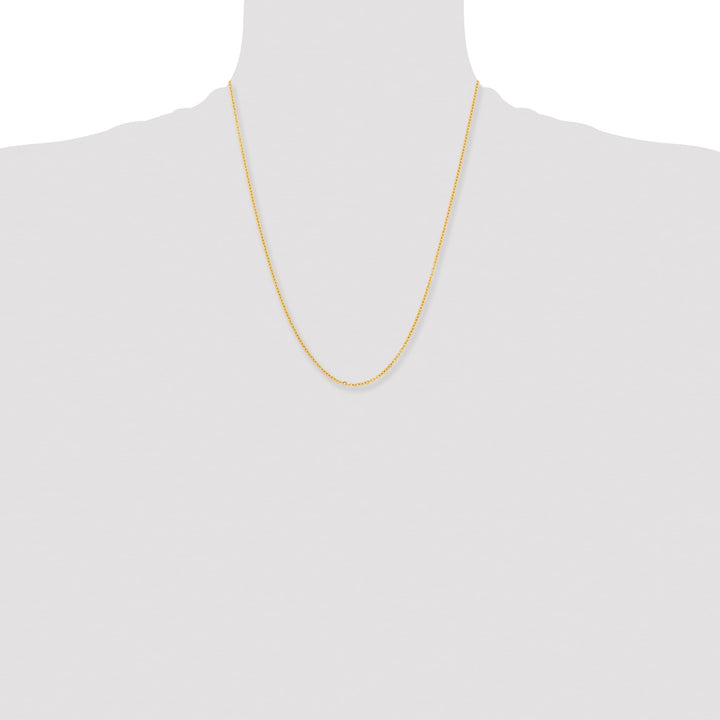 Chisel Stainless Steel Yellow Finish Finish 2.3mm Cable Chain