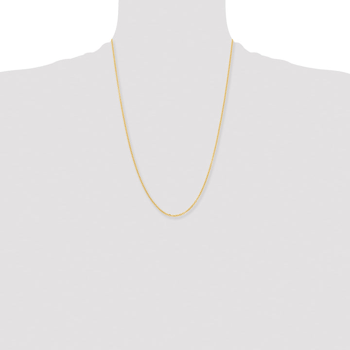 Chisel Stainless Steel Yellow Finish Finish 2.3mm Cable Chain