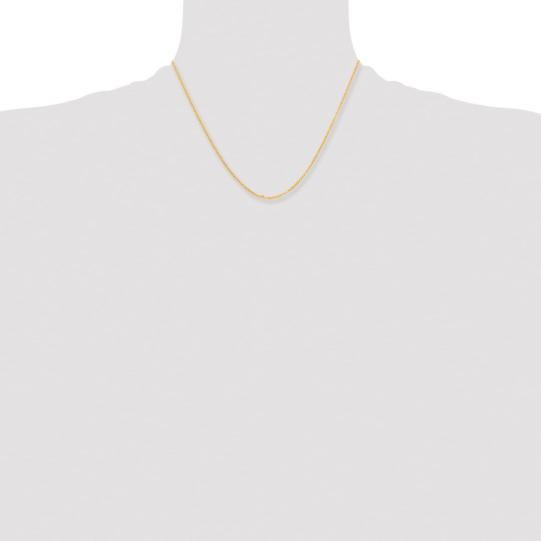 Chisel Stainless Steel Yellow Finish Finish 2.3mm Cable Chain
