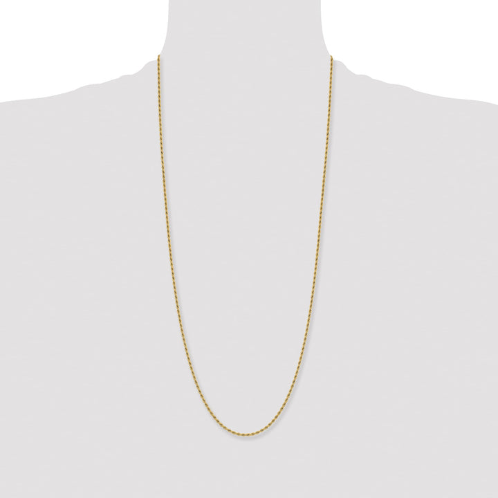 Chisel Stainless Steel Yellow Finish Finish 2.4mm Rope Chain