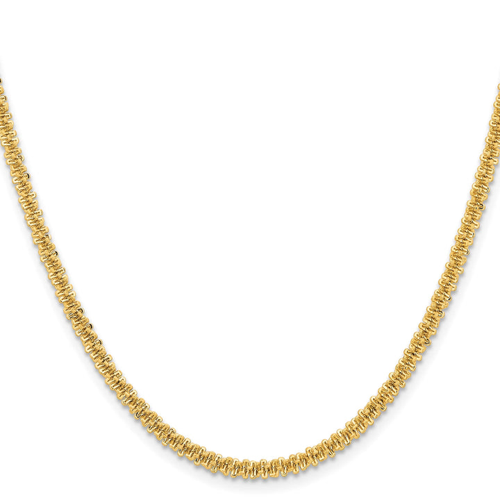 Chisel Stainless Steel Yellow Finish Finish 3mm Cyclone Chain
