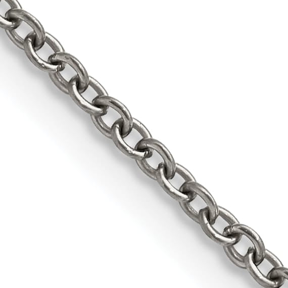 Chisel Titanium 2.25mm Cable Chain