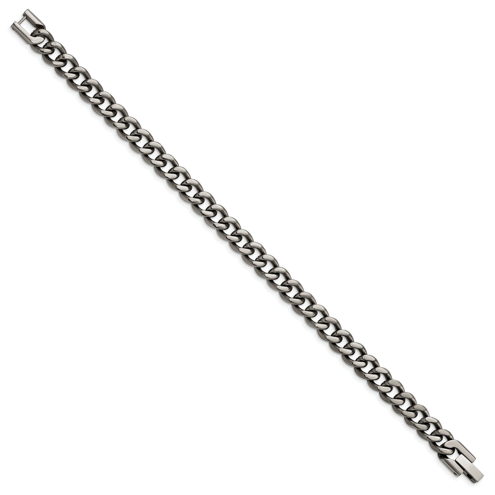 Chisel Titanium 7.5mm Curb Bracelet 8.5 Inch