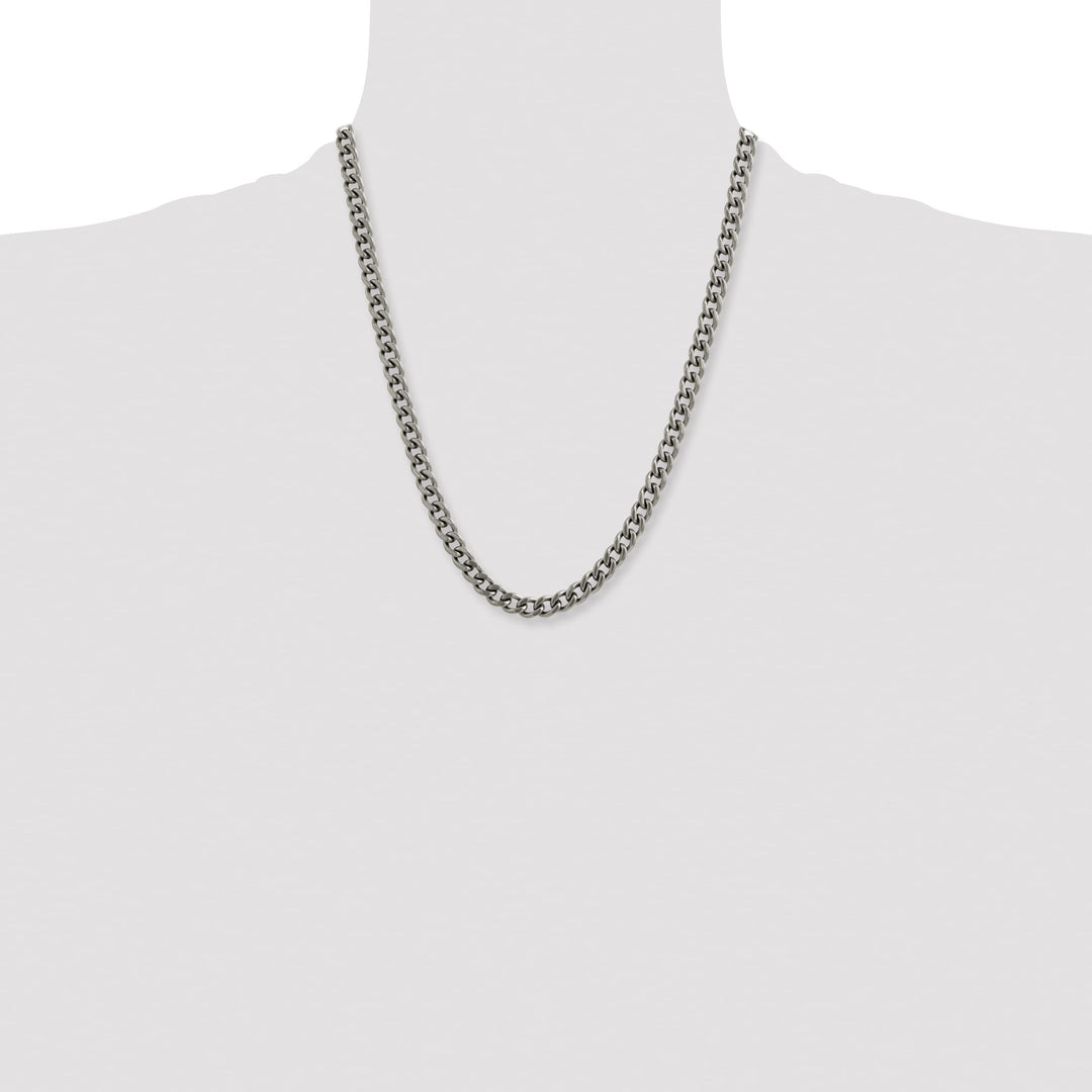 Chisel Titanium 7.5mm Curb Chain