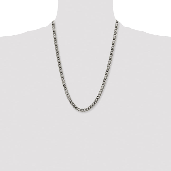 Chisel Titanium 7.5mm Curb Chain