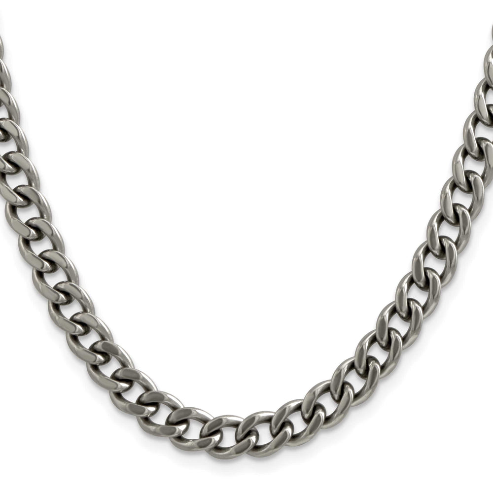 Chisel Titanium 7.5mm Curb Chain