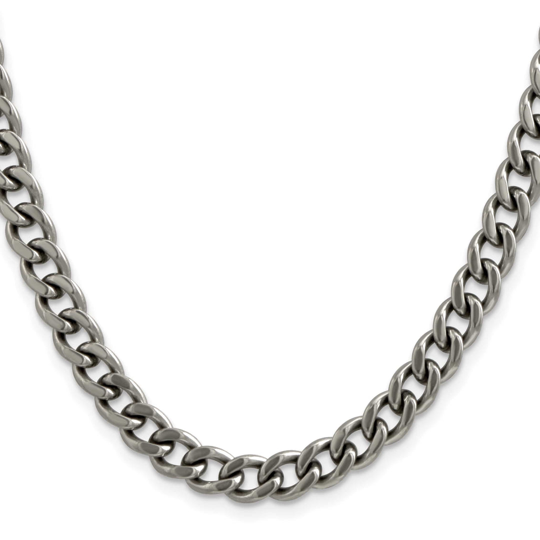 Chisel Titanium 7.5mm Curb Chain