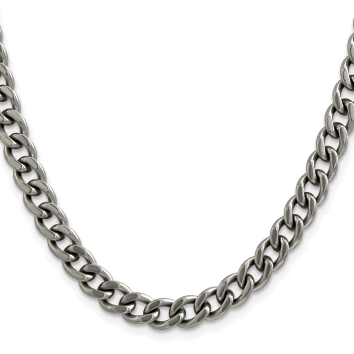 Chisel Titanium 7.5mm Curb Chain