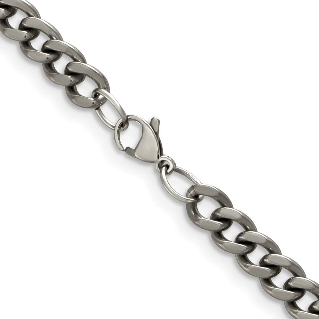 Chisel Titanium 7.5mm Curb Chain