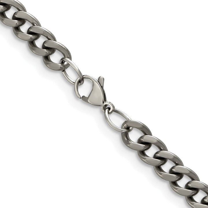 Chisel Titanium 7.5mm Curb Chain