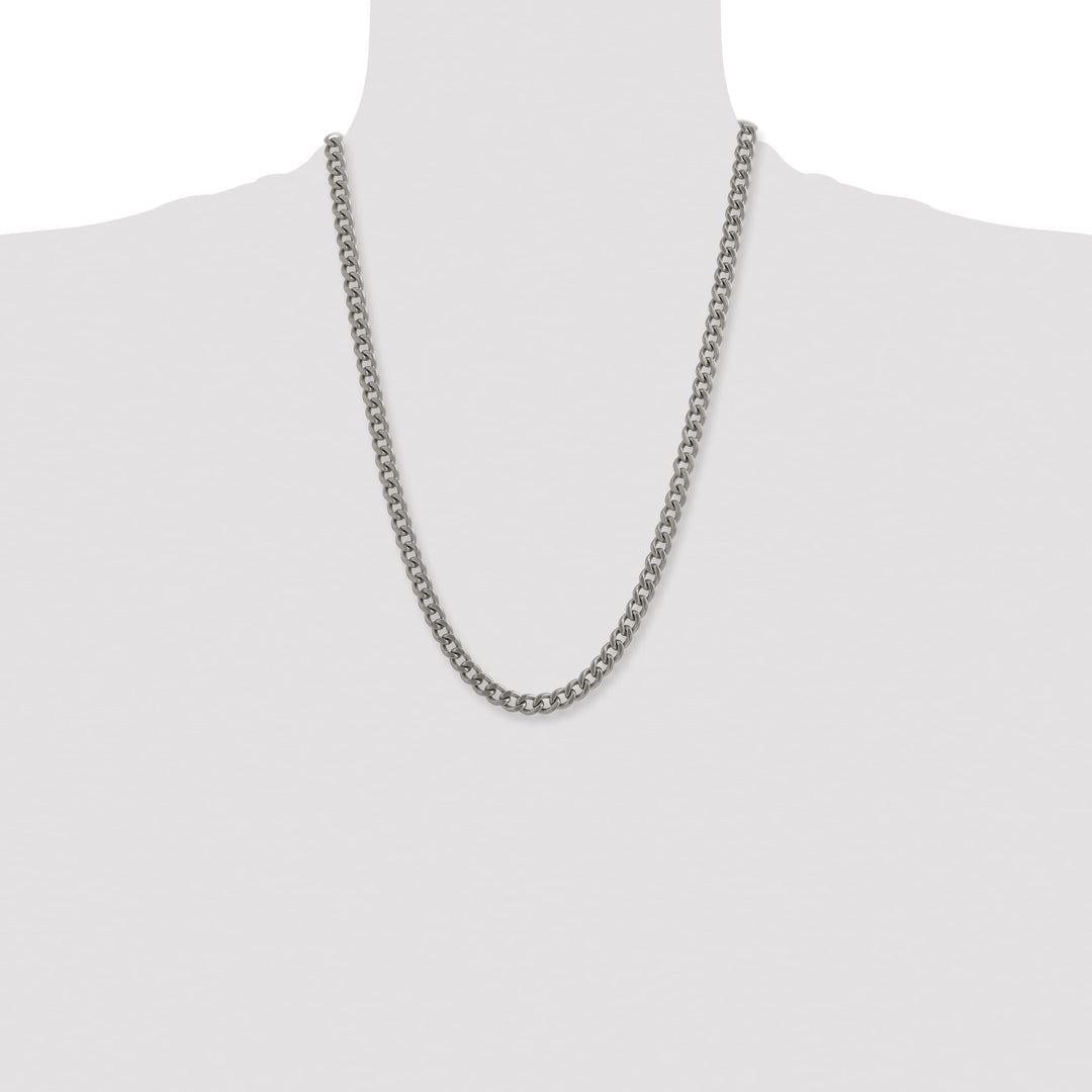 Chisel Titanium 7.5mm Curb Chain