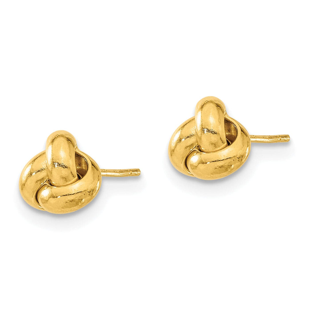Lovely Rita's Earrings 14K Yellow Gold Sweet Polished 7.5mm Love Knot Post Earrings