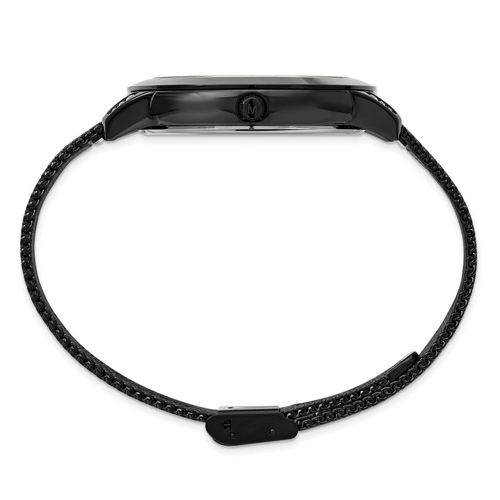 Mason Sales Black IP Quartz Mesh Band Watch