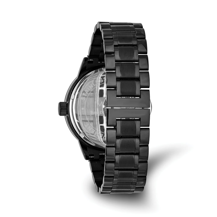 Mason Sales Men's Black IP Quartz Watch