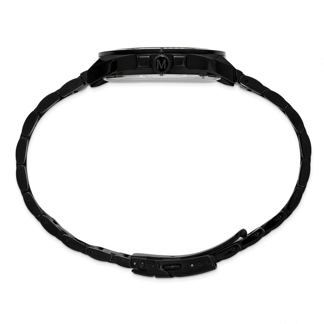 Mason Sales Men's Black IP Quartz Watch