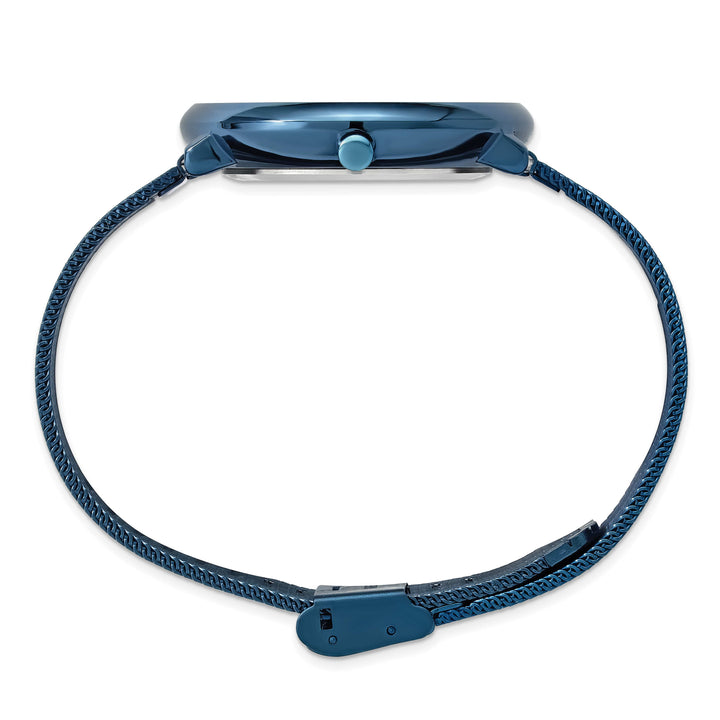 Mason Sales Men's Blue IP Quartz Mesh Band Watch
