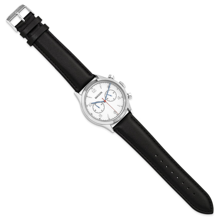 Mason Sales Men's Chronograph Quartz Leather Band Watch