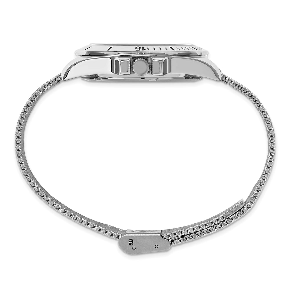 Mason Sales Men's Date Quartz Mesh Band Silver Tone Dial Watch