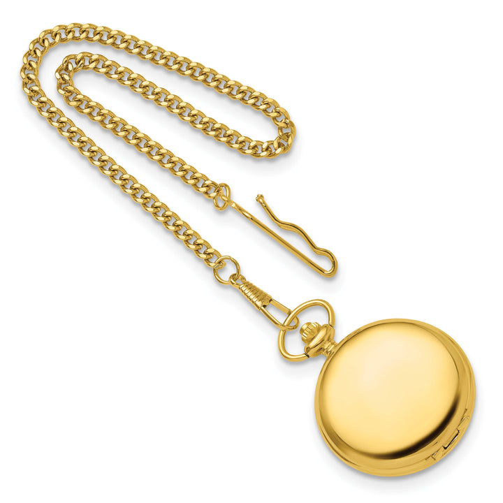Mason Sales Men's Gold-Plated Pocket Watch