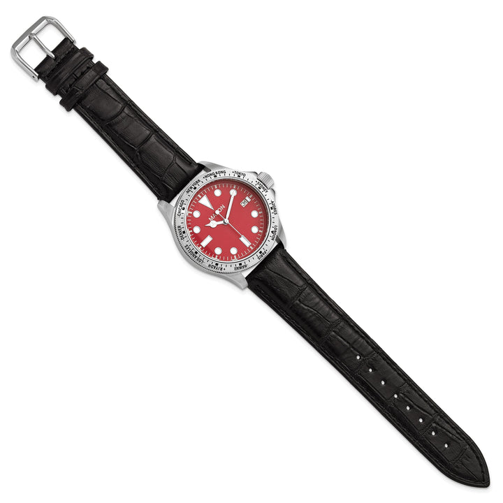 Mason Sales Men's Quartz Leather Band 39 mm Watch
