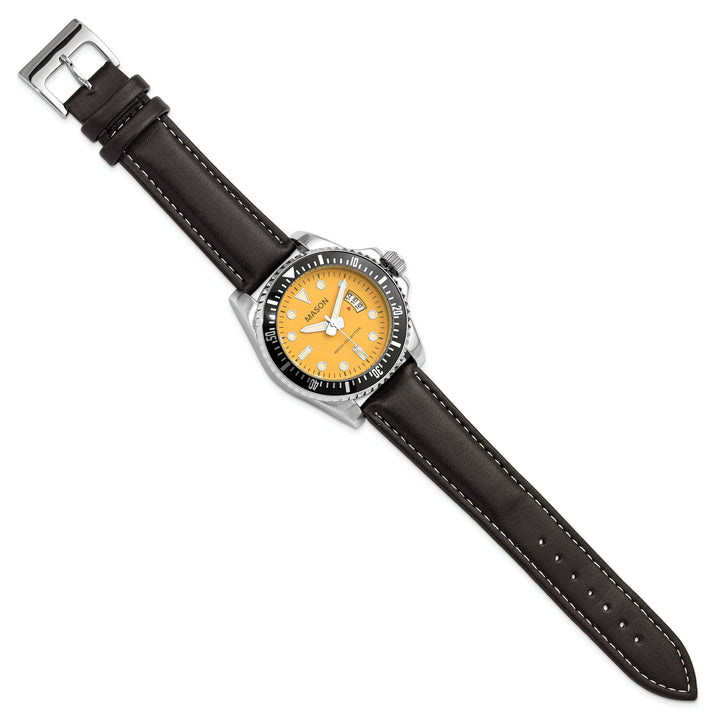 Mason Sales Men's Quartz Leather Band Watch